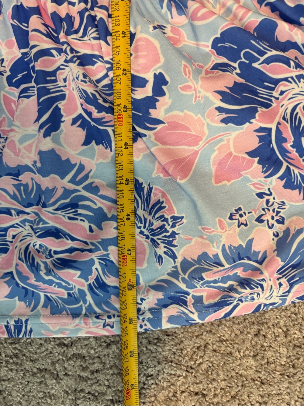 NWOT Grace Karin Halter Floral Maxi Dress in Light Blue and Pink - Size S - Picture 10 of 10
